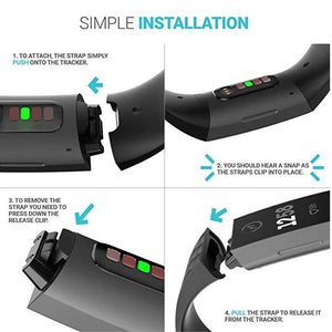 Sporty Silicone Wristwatch Strap