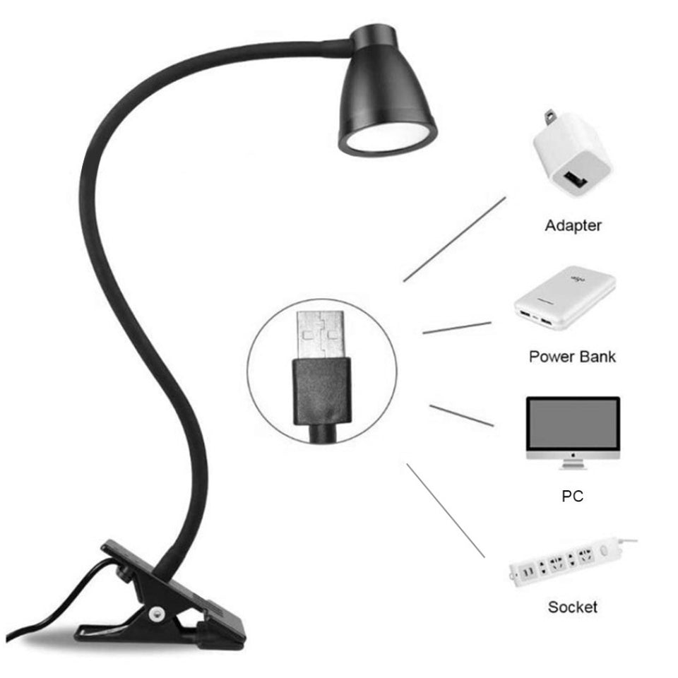 Reading Work Study Creative Simple Fashion Beauty Clip Desk Lamp