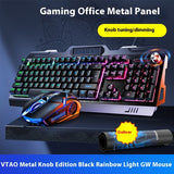 Silver Eagle V2G5 Mechanical Feeling Metal Keyboard Mouse Headset Three-piece Suit