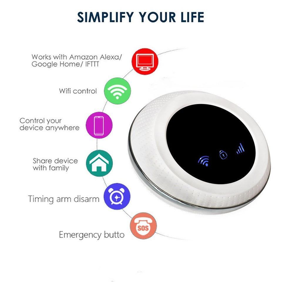 Tuya Smart Wireless WiFi Tuya Alarm Smart Home