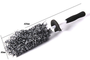 Auto Beauty Wheel Hub Brush Steel Ring Wheel Hub Cleaning