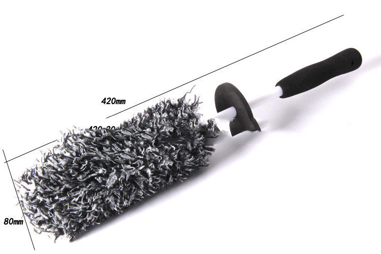 Auto Beauty Wheel Hub Brush Steel Ring Wheel Hub Cleaning