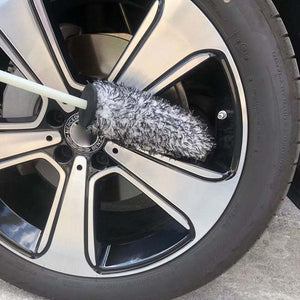 Auto Beauty Wheel Hub Brush Steel Ring Wheel Hub Cleaning