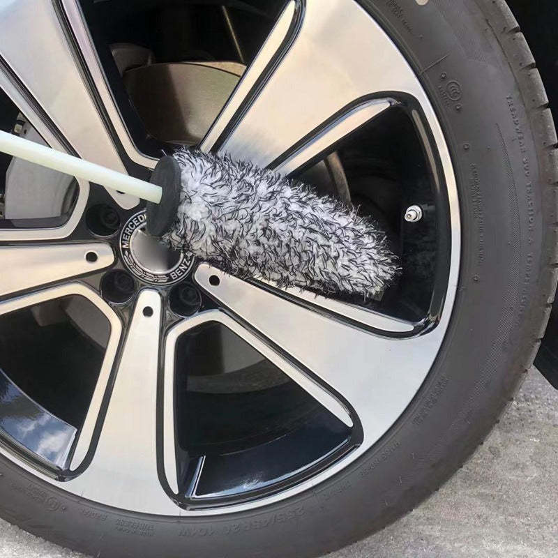 Auto Beauty Wheel Hub Brush Steel Ring Wheel Hub Cleaning